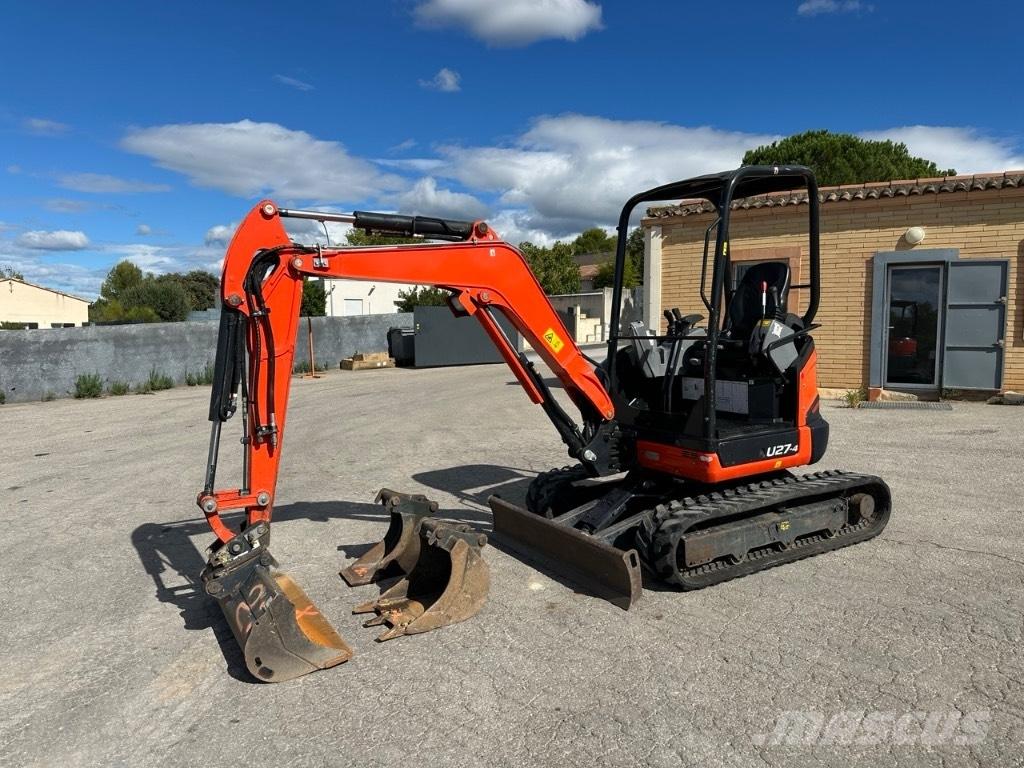 Kubota U 27-4 Mini rýpadlá < 7t