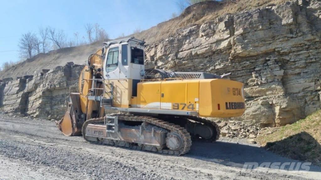 Liebherr R 974 C Pásové rýpadlá