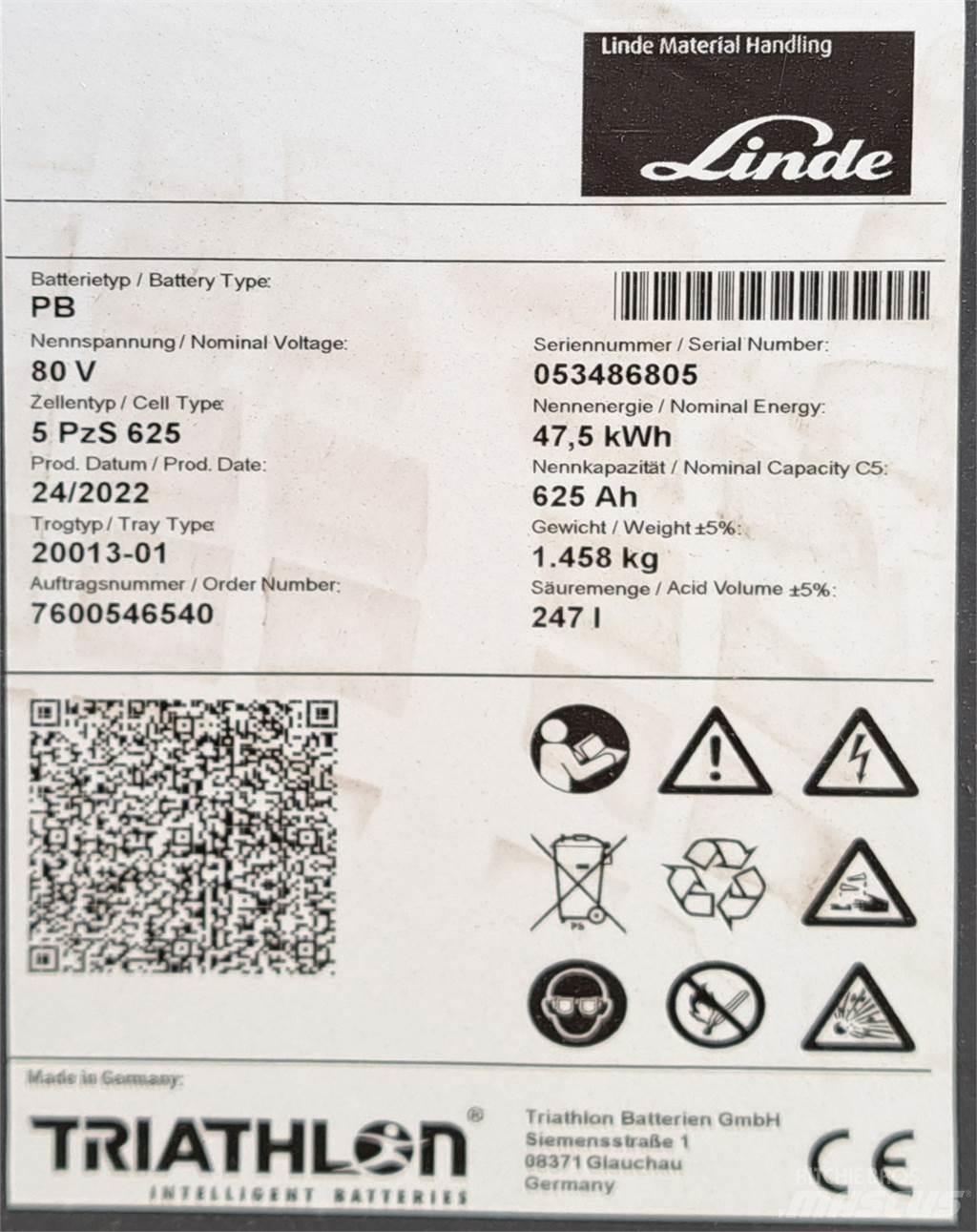 Linde E35L Akumulátorové vozíky
