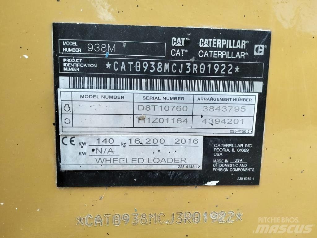 CAT 938 M Kolesové nakladače