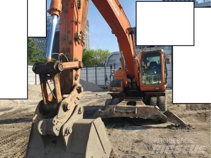 Doosan DX 210 W Kolesové rýpadlá