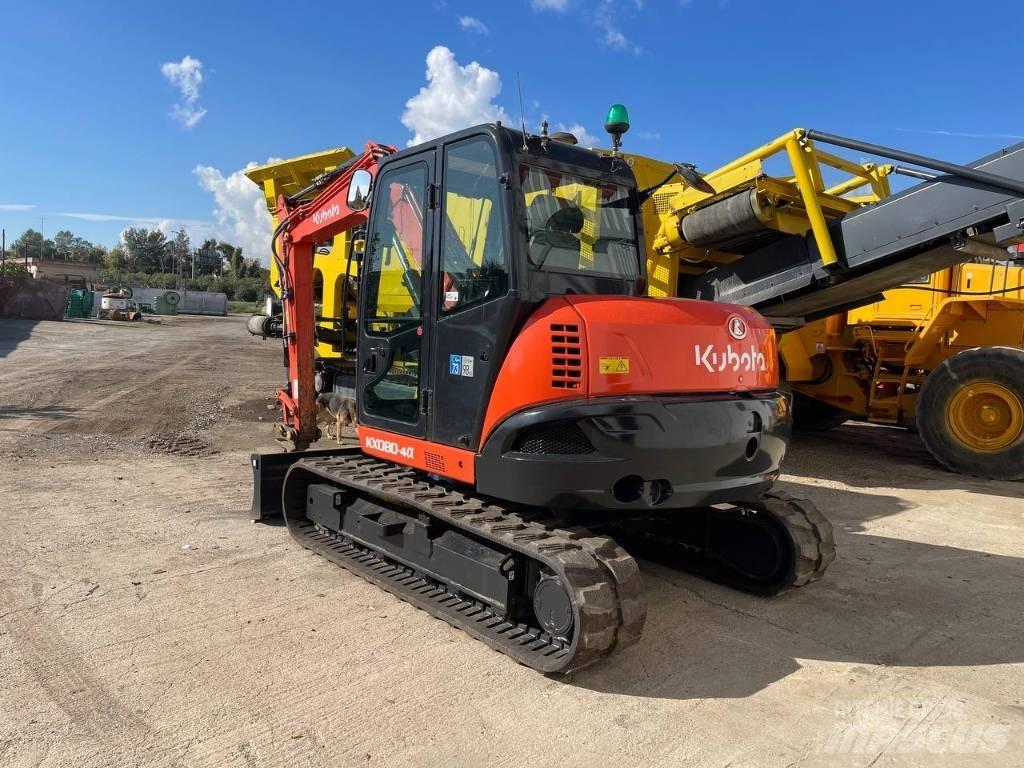 Kubota KX 080-4 Midi rýpadlá 7 t - 12 t