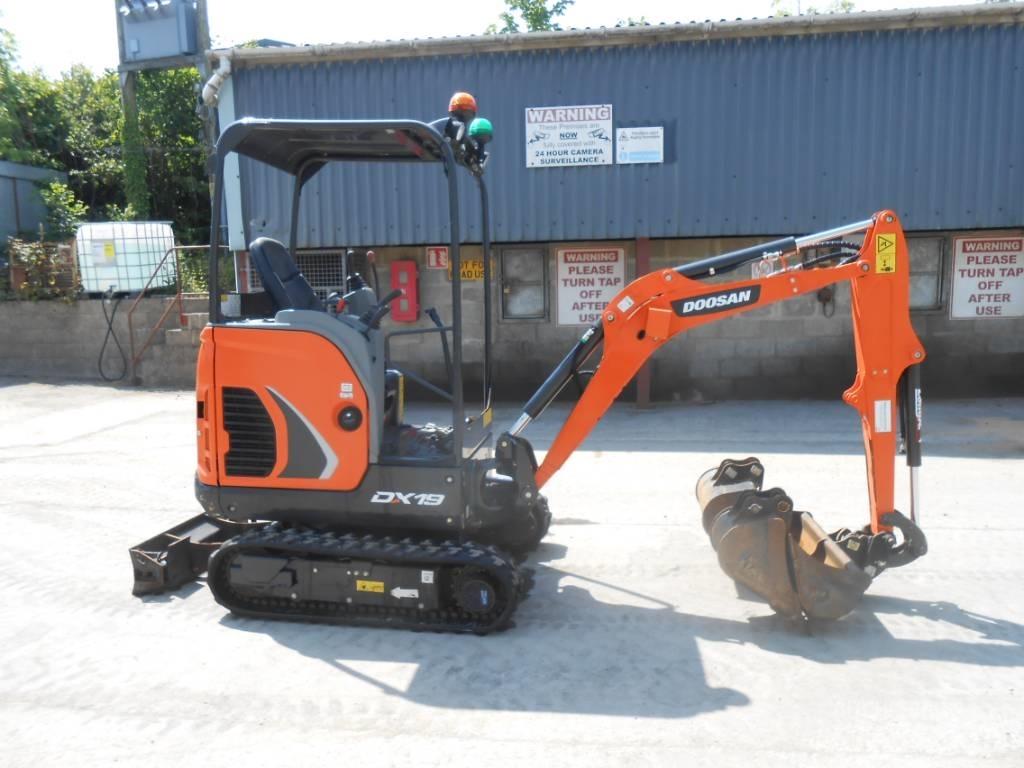Doosan DX 19 Mini rýpadlá < 7t