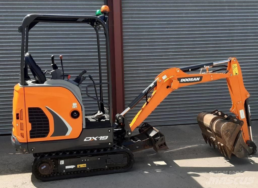 Doosan DX 19 Mini rýpadlá < 7t