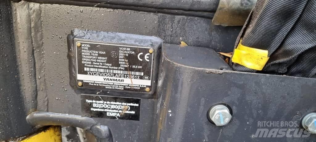 Yanmar Vio 57 Mini rýpadlá < 7t