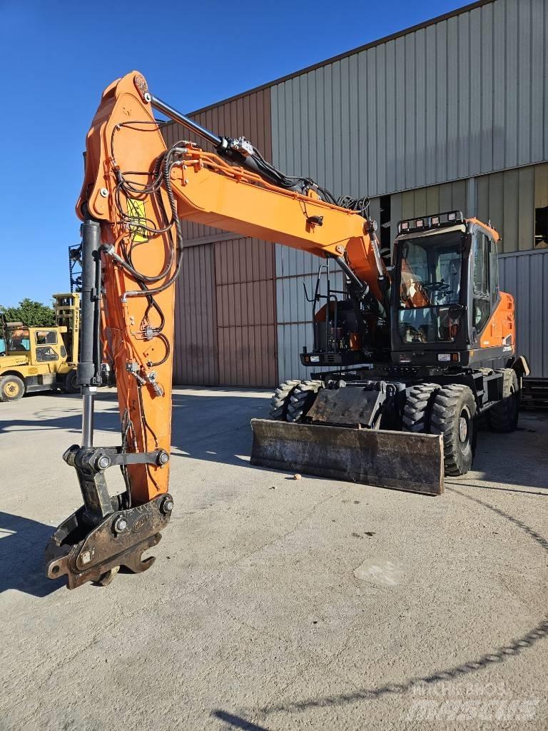 Doosan DX 165 W-5 Kolesové rýpadlá