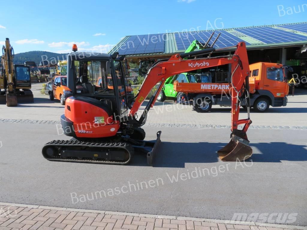 Kubota U 35-3 Mini rýpadlá < 7t