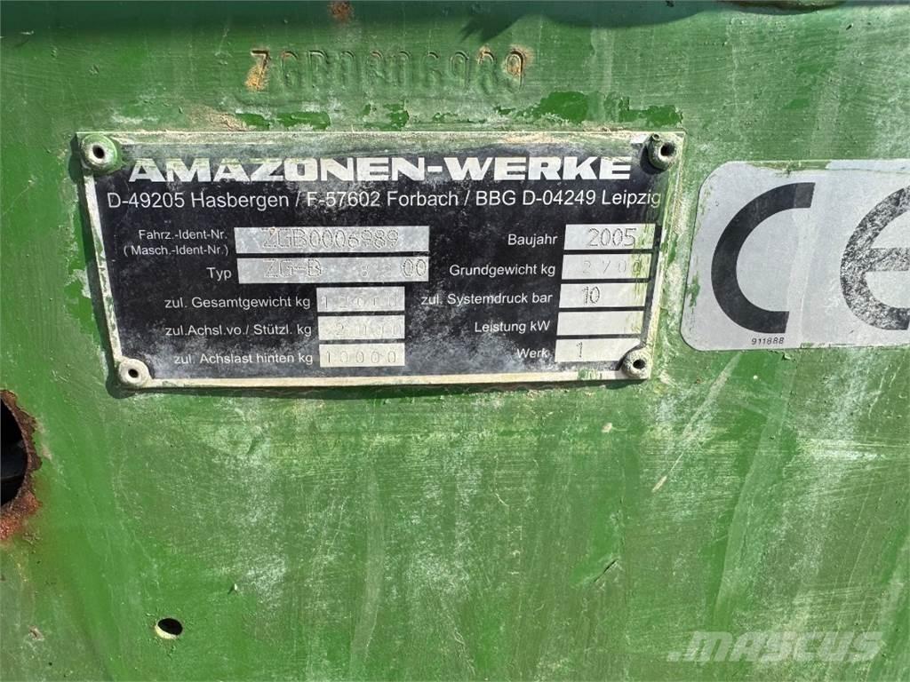 Amazone ZG-B 8200 Rozmetadlá priemyselných hnojív