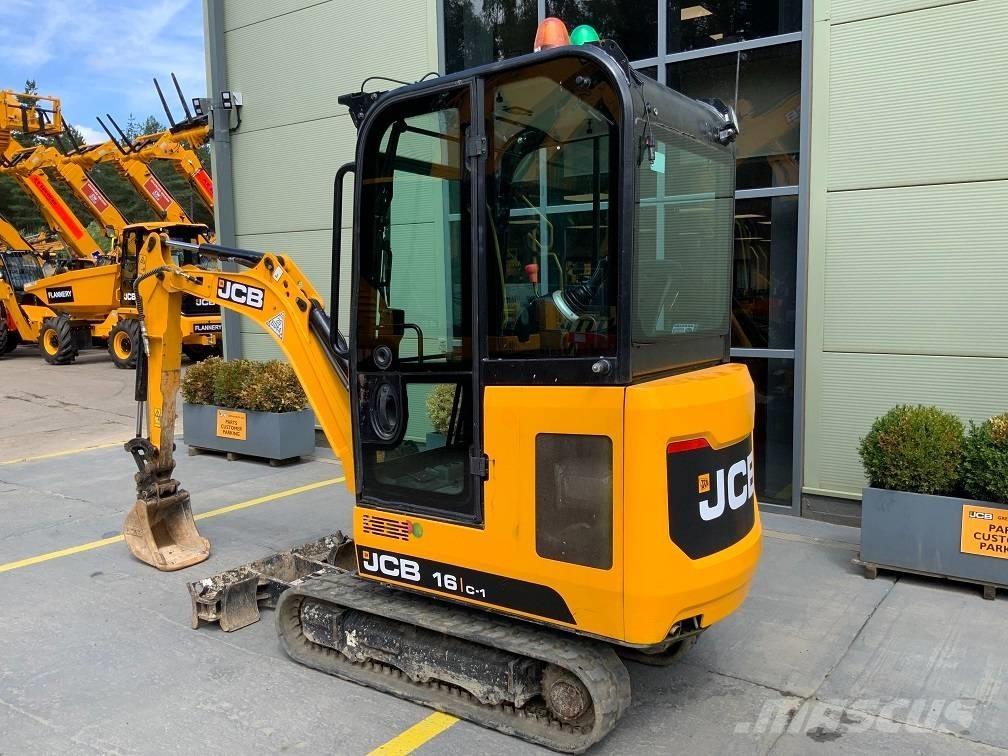 JCB 16 C-1 Mini rýpadlá < 7t