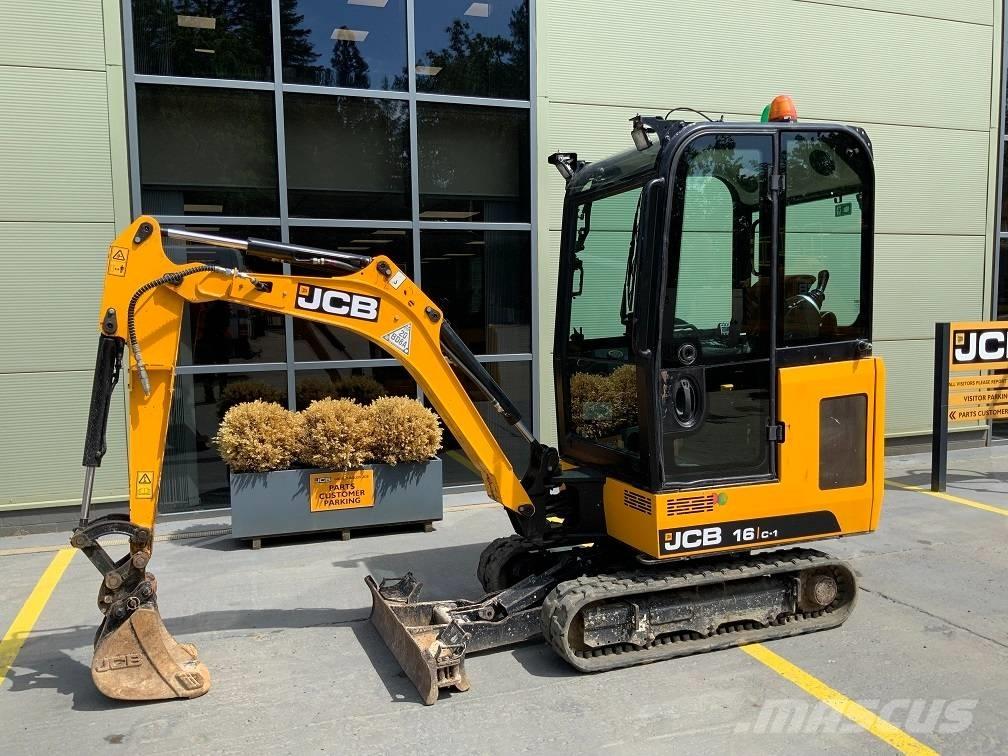 JCB 16 C-1 Mini rýpadlá < 7t