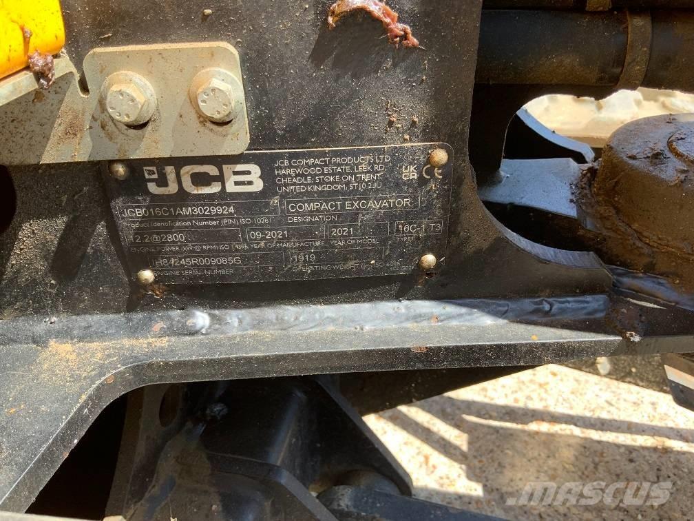 JCB 16 C-1 Mini rýpadlá < 7t