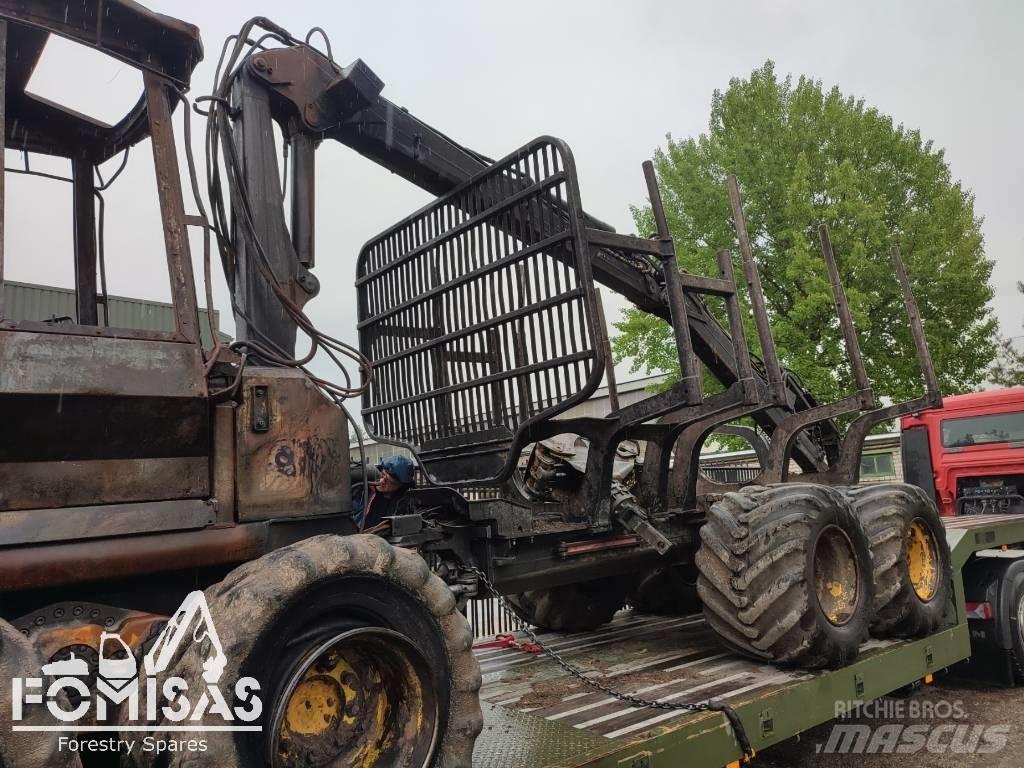 Timberjack 810B Podvozky a zavesenie kolies