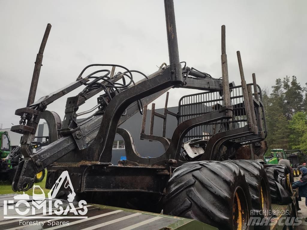 Timberjack 810B Podvozky a zavesenie kolies