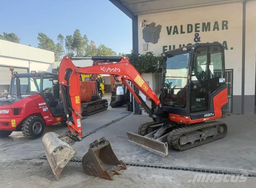 Kubota KX 027-4 Mini rýpadlá < 7t
