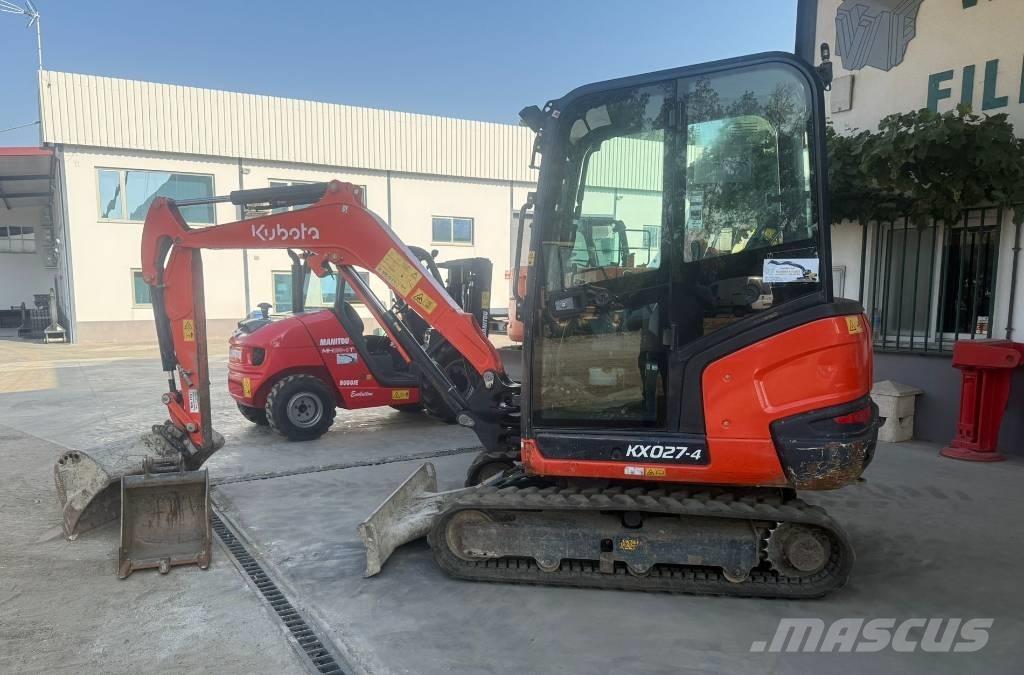 Kubota KX 027-4 Mini rýpadlá < 7t