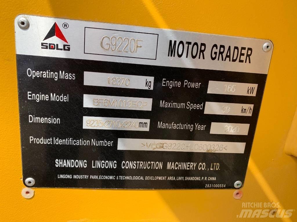SDLG G 9220 Grejdery