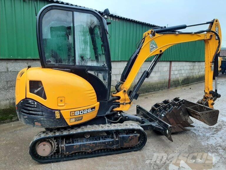 JCB 8026 Mini rýpadlá < 7t