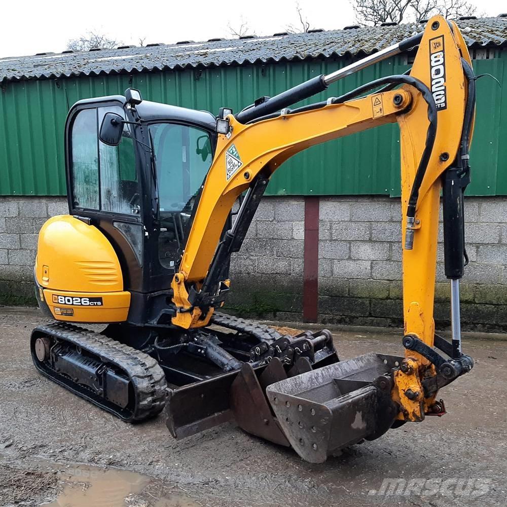 JCB 8026 Mini rýpadlá < 7t