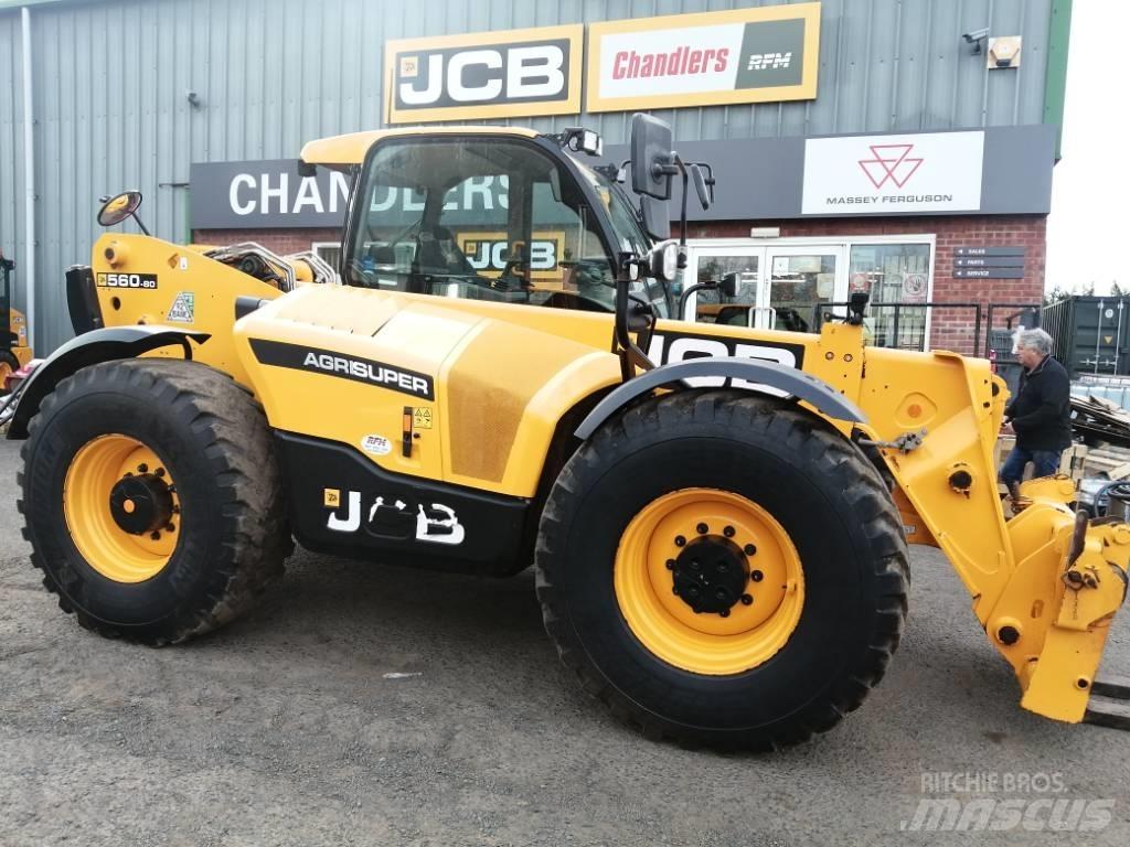 JCB 560-80 Teleskopické manipulátory