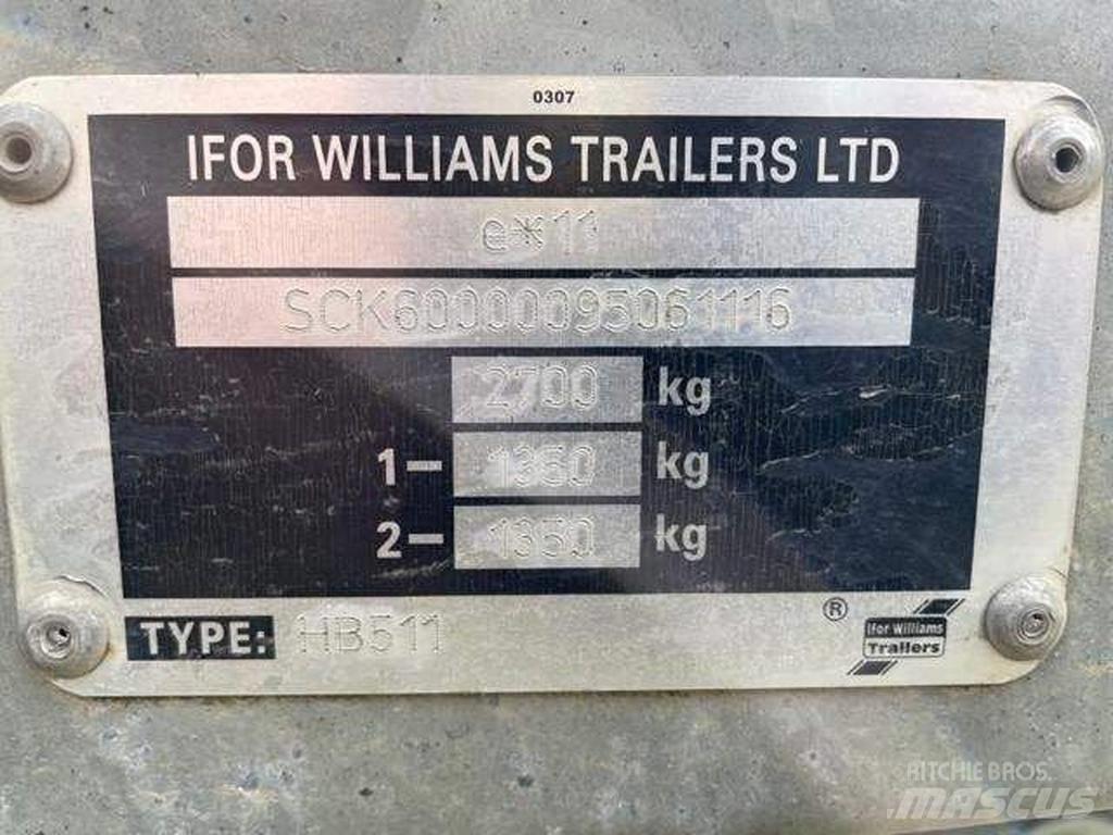 Ifor Williams HB 511 Prívesy na prepravu zvierat