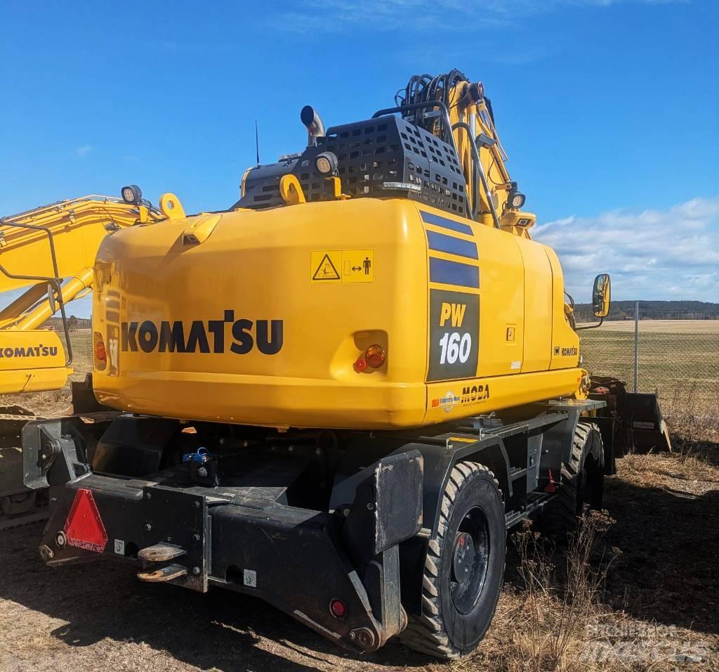 Komatsu PW160-11 Kolesové rýpadlá