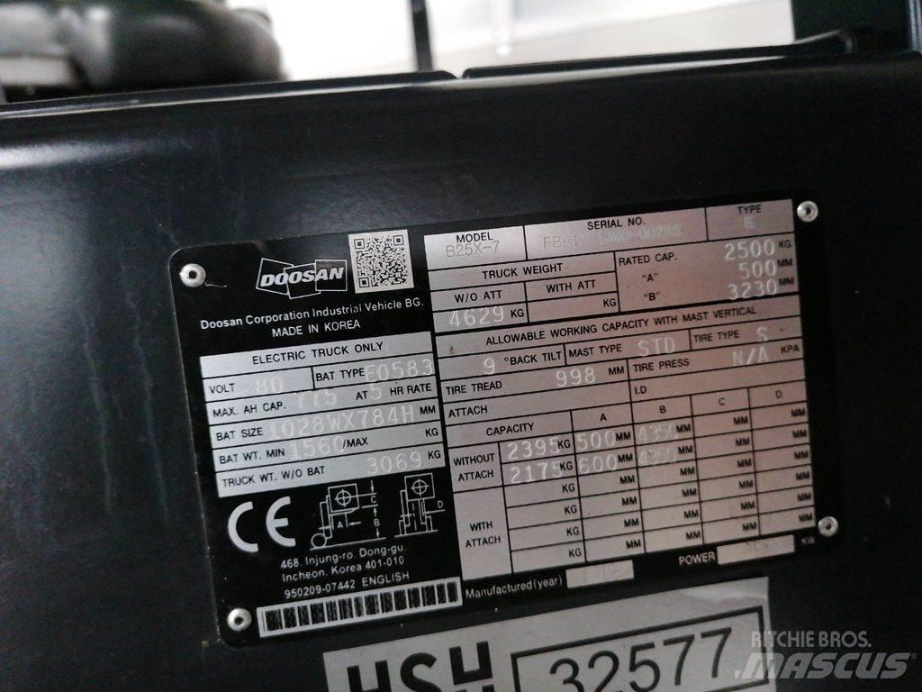Doosan B25X-7 Akumulátorové vozíky