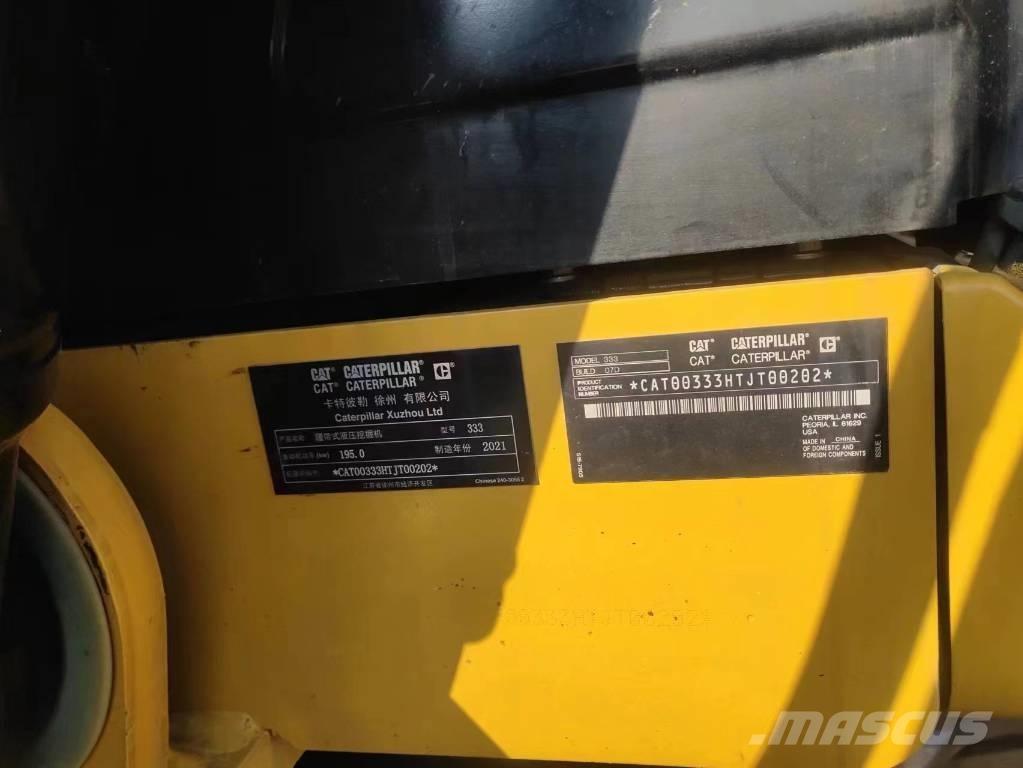 CAT 2021 CAT 333 Pásové rýpadlá