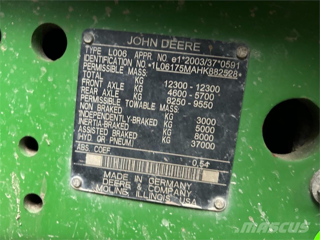 John Deere 6175M Traktory