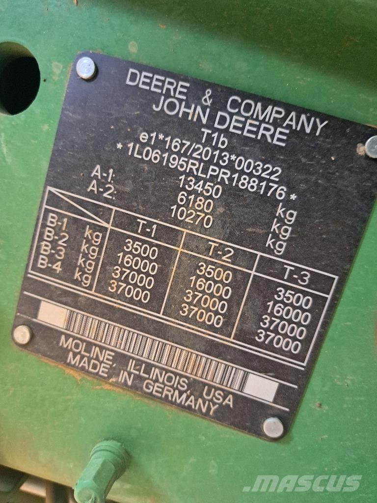 John Deere 6R 195 Traktory