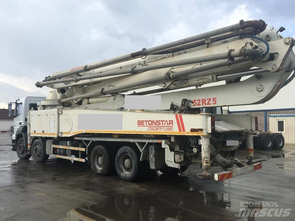 Betonstar 52M-5RZ Nákladné autá s čerpadlami betónu