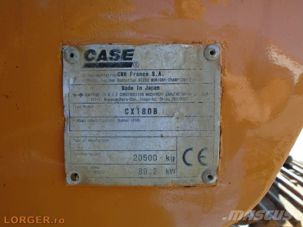 CASE CX 180 B Pásové rýpadlá