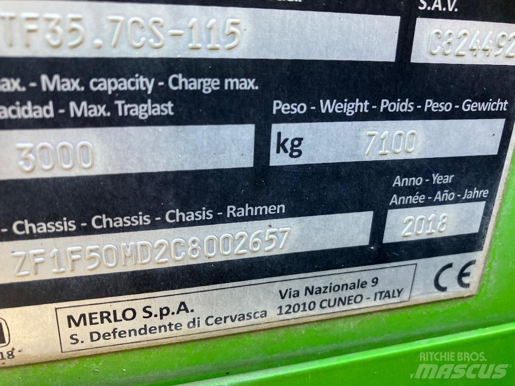 Merlo 35.7 CS Teleskopické nakladače pre poľnohospodárstvo
