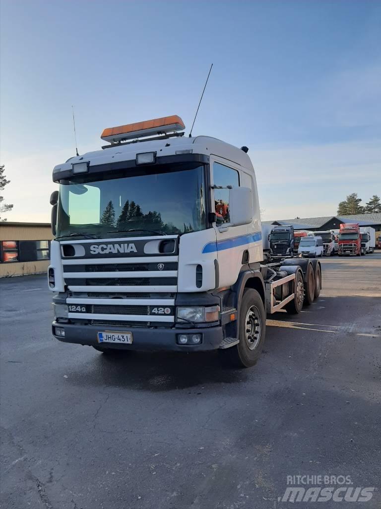 Scania P 124 Hákový nosič kontajnerov