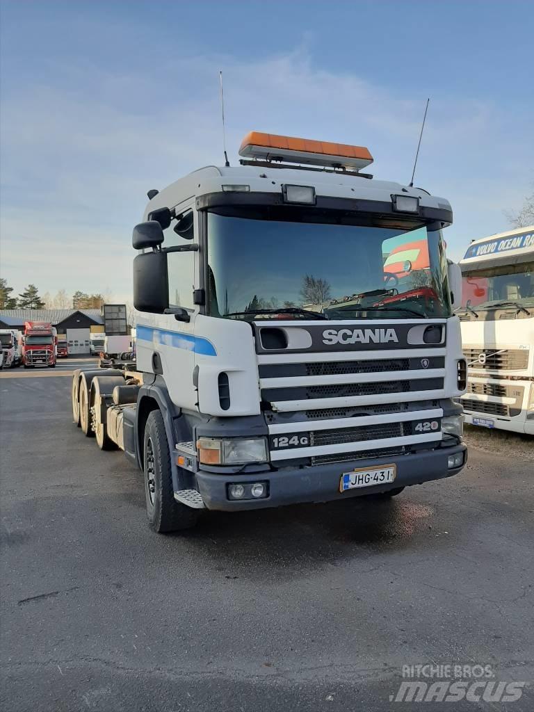 Scania P 124 Hákový nosič kontajnerov