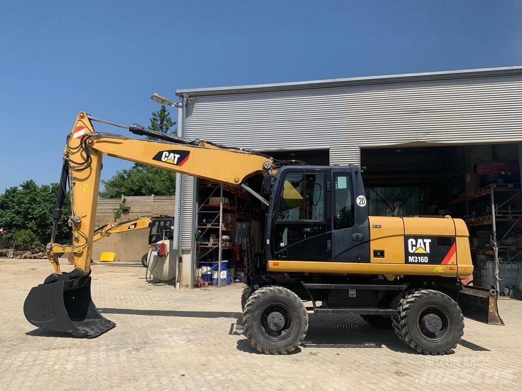 CAT M 316 D Kolesové rýpadlá