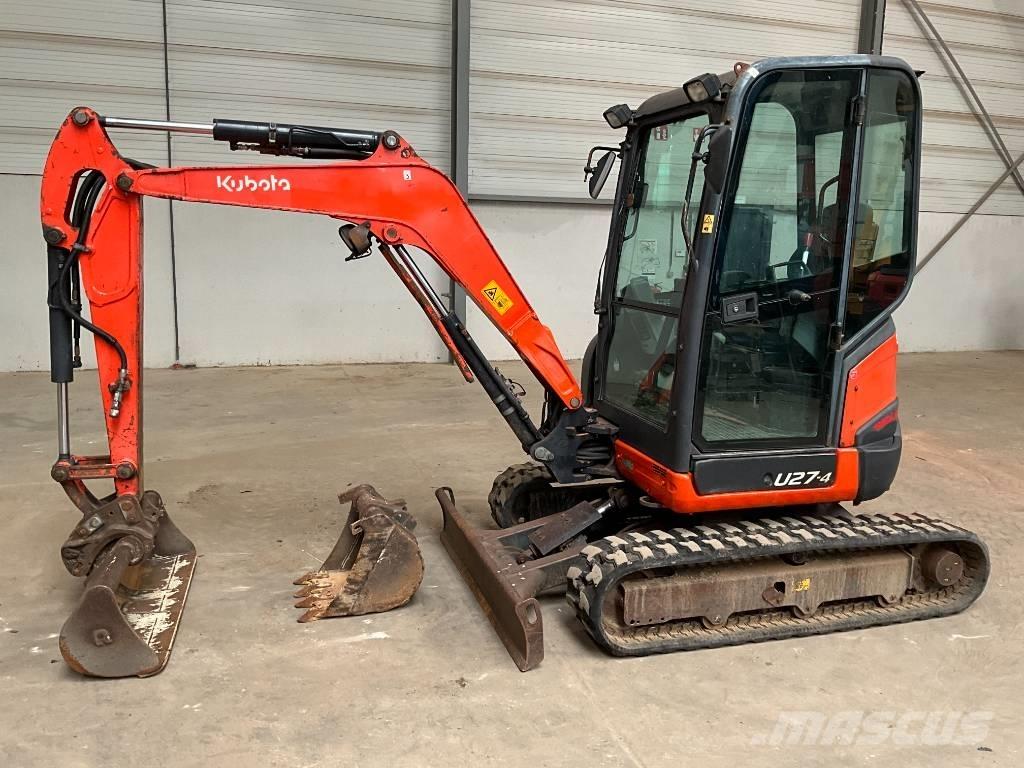 Kubota U 27-4 Mini rýpadlá < 7t