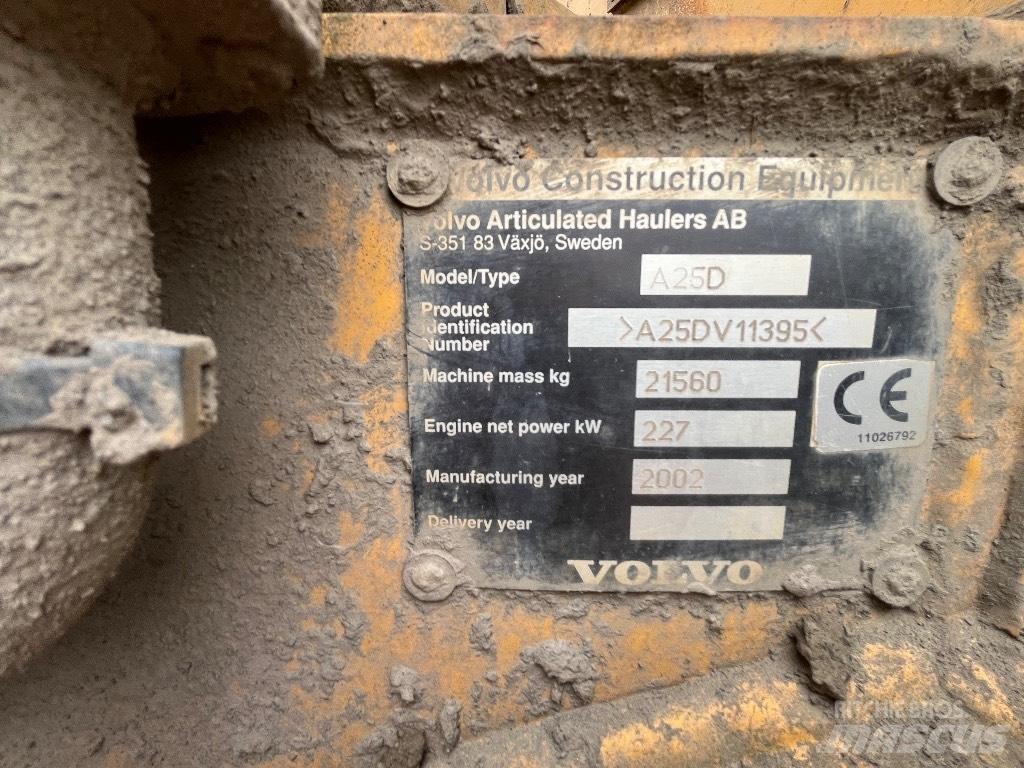 Volvo A 25 D Kĺbové nákladné autá