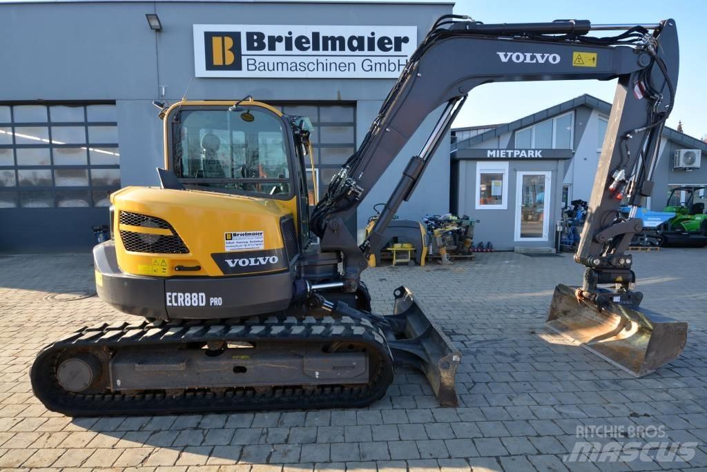 Volvo ECR 88 D Pro Midi rýpadlá 7 t - 12 t