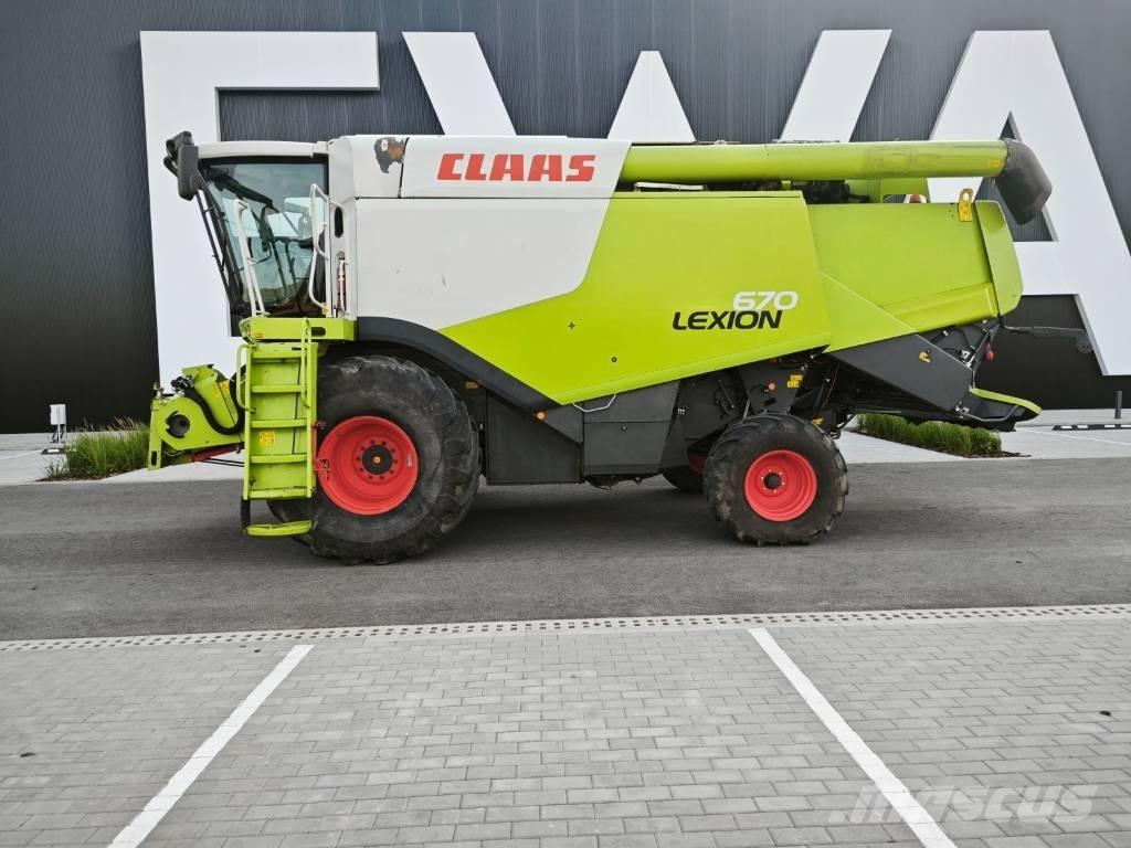 CLAAS Lexion 670 Kombinované zberacie stroje