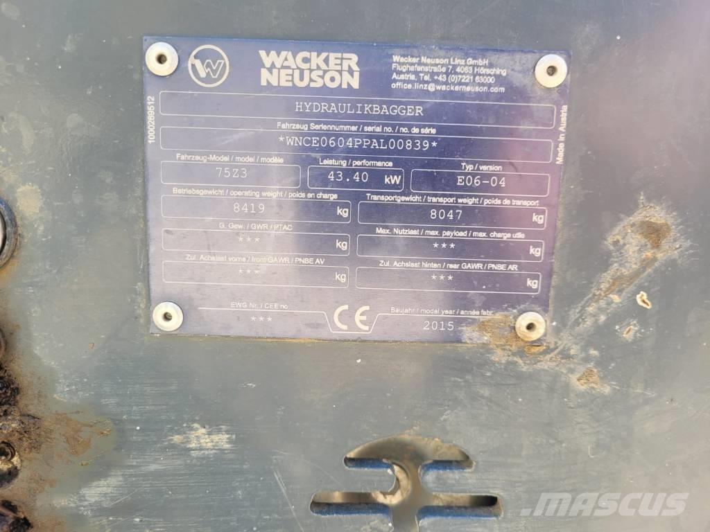 Neuson 75 Z 3 Midi rýpadlá 7 t - 12 t