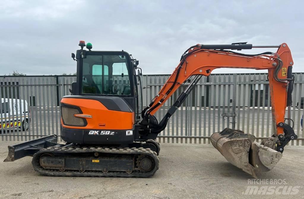 Doosan DX50Z-7 Mini rýpadlá < 7t