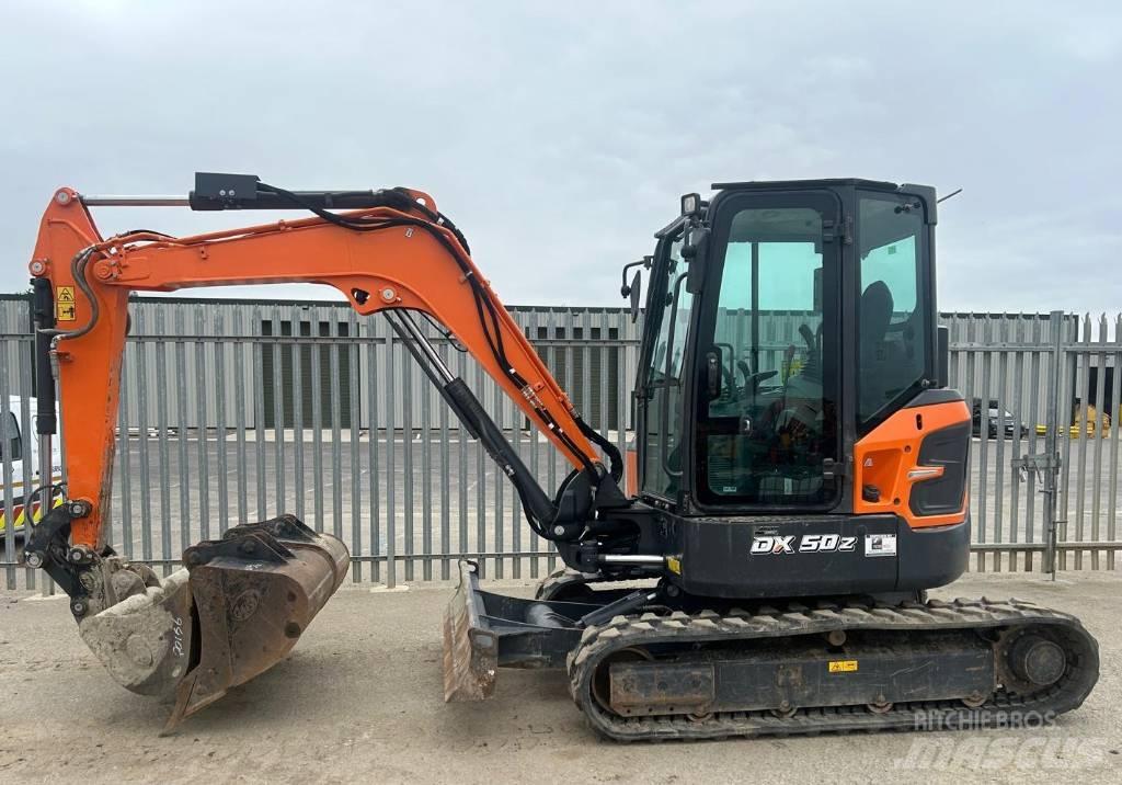 Doosan DX50Z-7 Mini rýpadlá < 7t