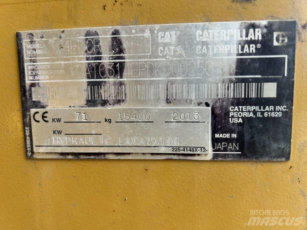 CAT 314 E LCR Pásové rýpadlá