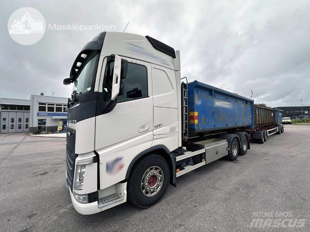 Volvo FH 500 EKIPAGE Hákový nosič kontajnerov