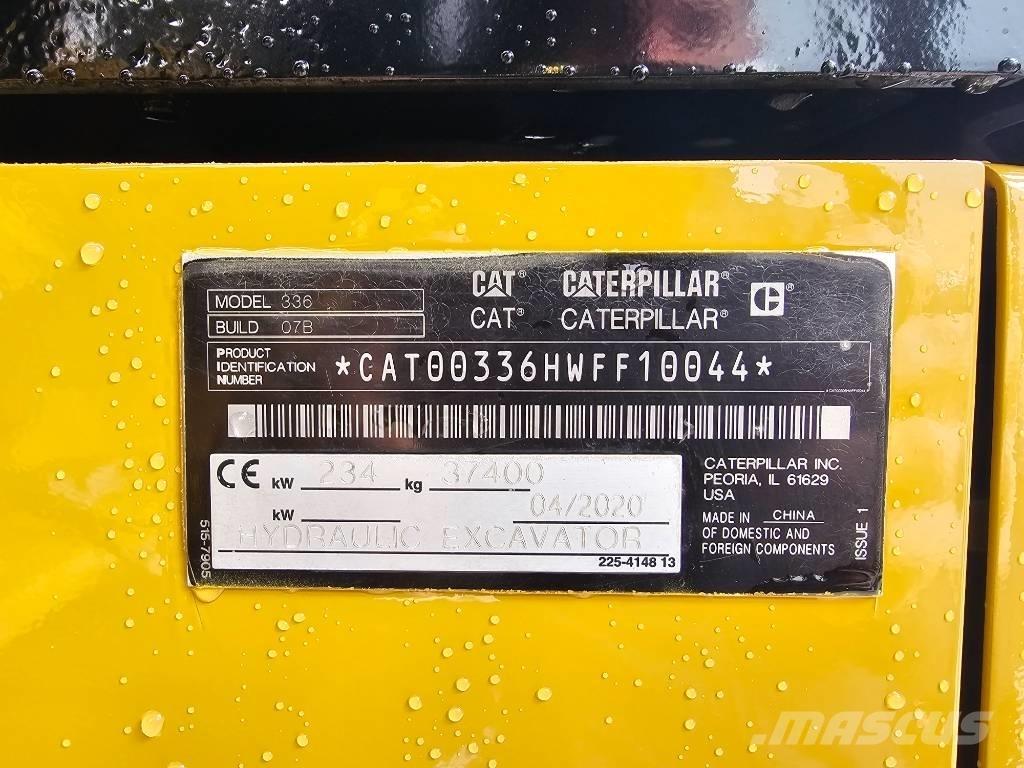 CAT 336 Next Gen Pásové rýpadlá