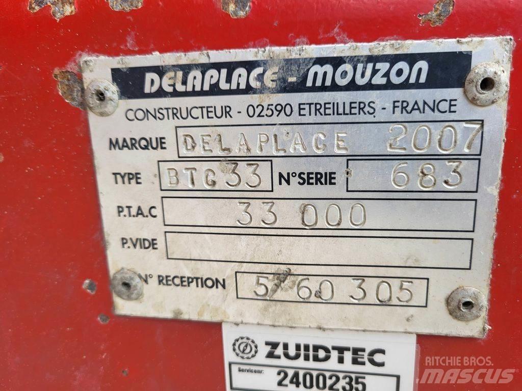 Delaplace 33 ton Vyklápacie prívesy
