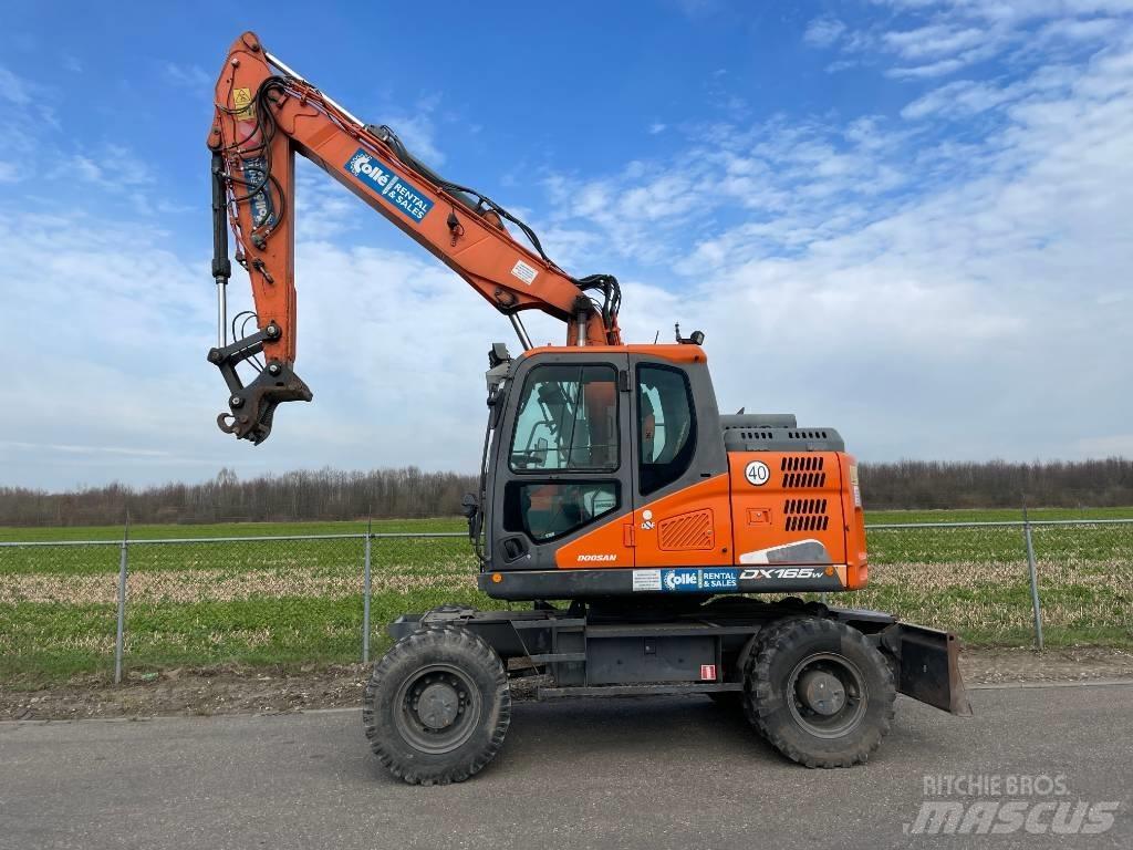 Doosan DX165W-5 Kolesové rýpadlá