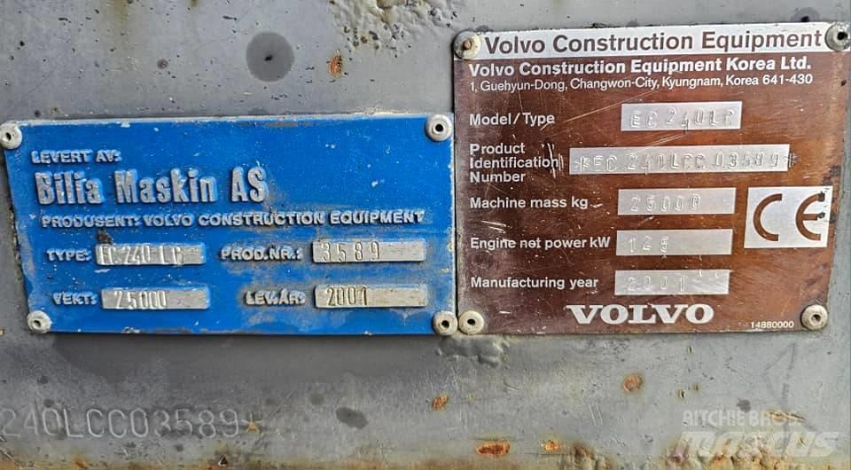 Volvo EC 240 LC Pásové rýpadlá