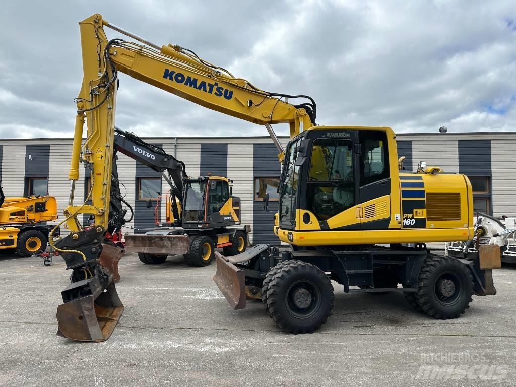 Komatsu PW160-11 Kolesové rýpadlá