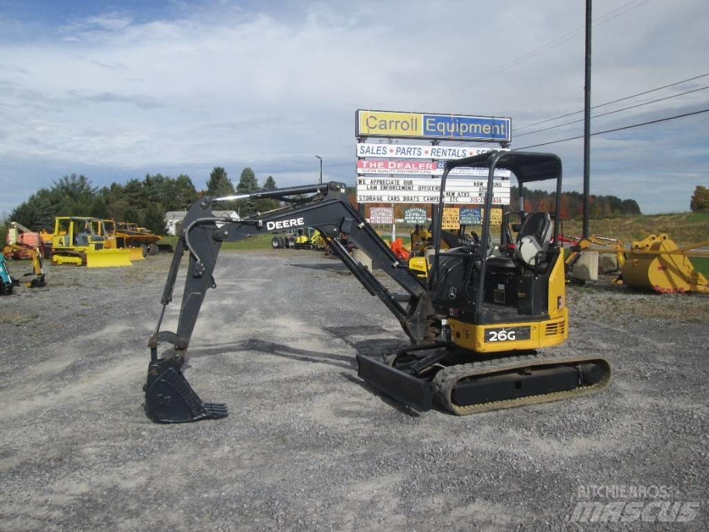 John Deere 26G Mini rýpadlá < 7t
